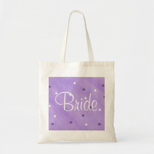 Estrellas del púrpura y blancas, las bolsas de