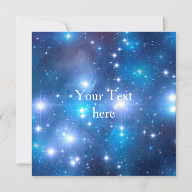 Estrellas del Universo Azul + tus ideas (Anverso)