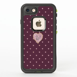 Estrellas dentro de corazones en Funda de teléfono