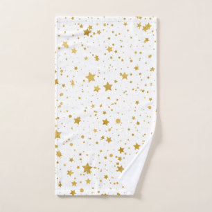 Estrellas doradas2 - Blanco puro