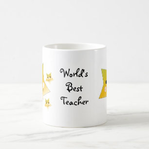 Estrellas doradas - Mejor taza de profesores del m