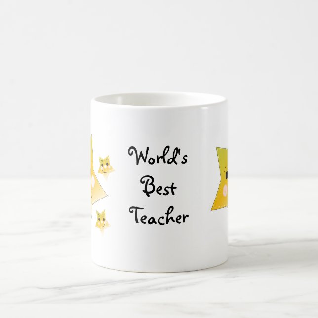 Estrellas doradas - Mejor taza de profesores del m (Centro)