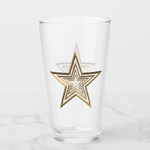 Estrellas doradas patrón moderno claro