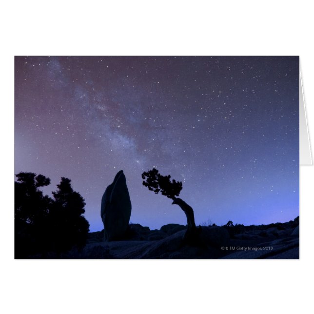 Estrellas en el cielo sobre el desierto (Anverso (Horizontal))