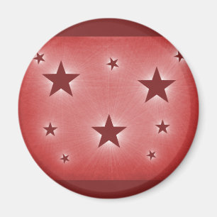 Estrellas en el imán del cielo nocturno, rojo oscu