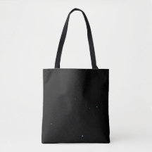 Estrellas en la bolsa de la noche del cielo