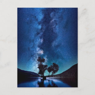 Estrellas en la postal nocturna