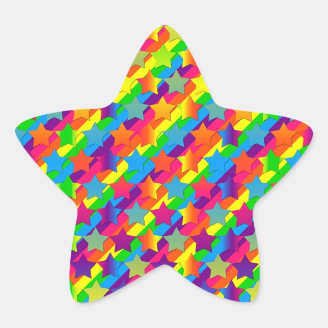 Estrellas en Pegatinas con forma de Estrella de Ra (Anverso)