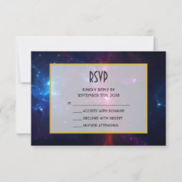 Estrellas espaciales cósmicas y Nebula RSVP