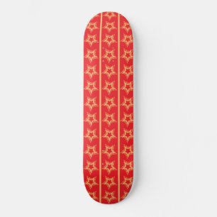 estrellas festividades del Skateboard rojo