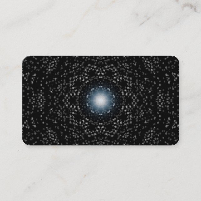 Estrellas grises en tarjetas de presentación de Bl (Anverso)