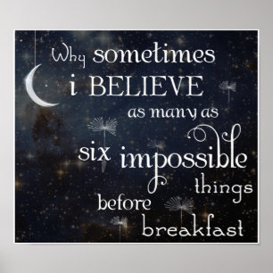 Estrellas imposibles poster o impresión de las