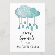 *~* Estrellas Lluvia a Nubes Espolvorea Invitación