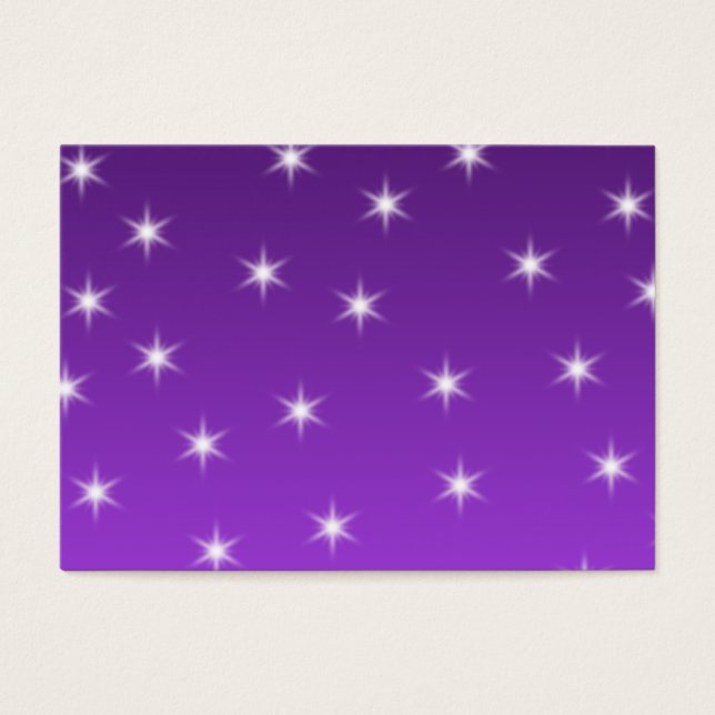 Estrellas moradas y blancas, patrón. (Frente)