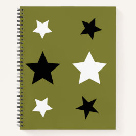 Estrellas negras blancas elegantes a diario