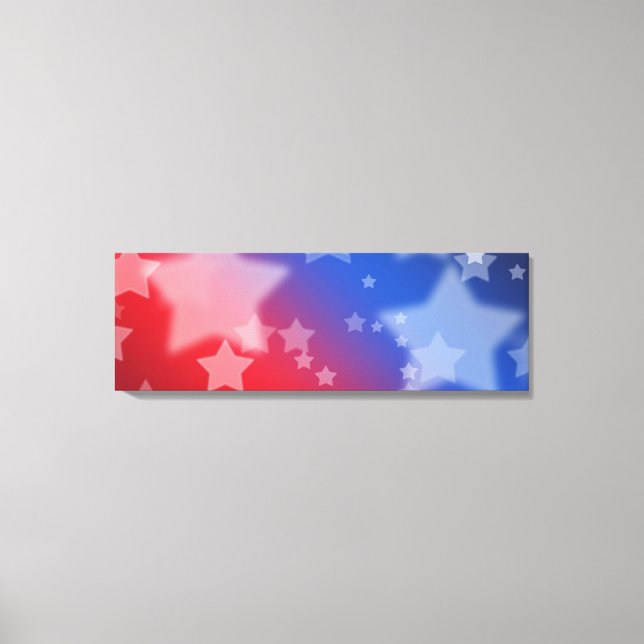 Estrellas Patrióticas en Lienzo (Anverso)