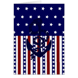 Estrellas patrióticas estribos patrón marinero