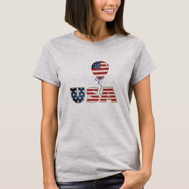 Estrellas patrióticas y tiras de camiseta de Estad (Anverso)