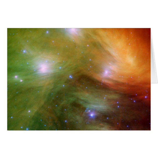 Estrellas Pleiades en infrarrojo SSC2007 07A (Anverso (Horizontal))