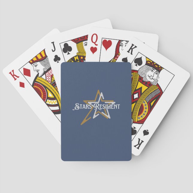 Estrellas Resilientes - Cartas de Juego (Reverso)
