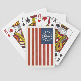 ¡Estrellas, Stripes y Aces Ahoy! Cartas de póquer