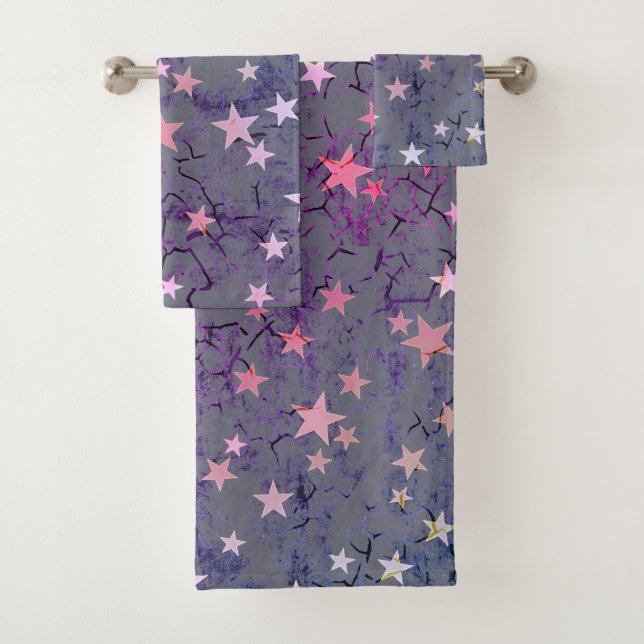 Estrellas Vintage sobre Azul (In situ)