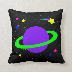 Estrellas y Cojín decorativo del planeta