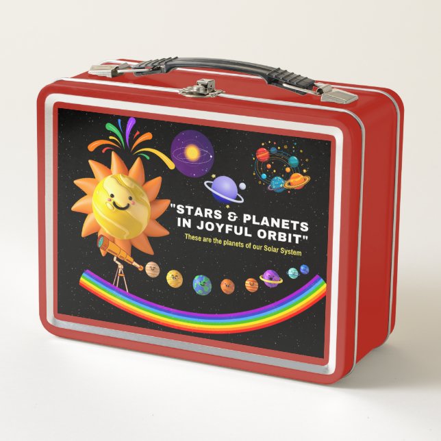 "Estrellas y planetas en la jodida caja de almuerz (Anverso)