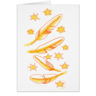 Estrellas y plumas