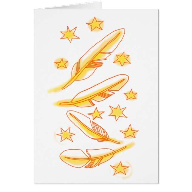 Estrellas y plumas (Frente)