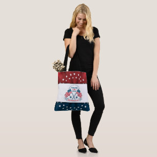 Estrellas y rayas 4 de julio Bolsa Tote