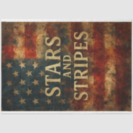 Estrellas y rayas en papel de desconchamiento en p