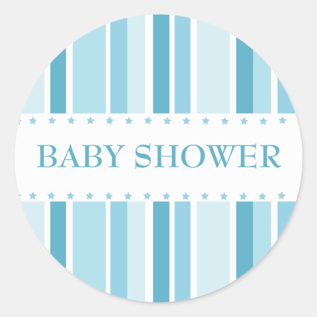 Estrellas y rayas Pegatina (azul) (Anverso)