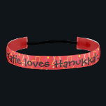 Estrellas y sueños de la banda de cabeza Hanukkah/<br><div class="desc">¡Las bandas de cabeza personalizadas de Hanukkah hacen grandes regalos de Hanukkah! Elija entre los materiales de satén doble o ganancia de manga, ya sea de 1" o 1 1/2" de ancho y un color para el interior de cada banda de cabeza. Estas maravillosas bandas de cabeza no deslizantes se...</div>