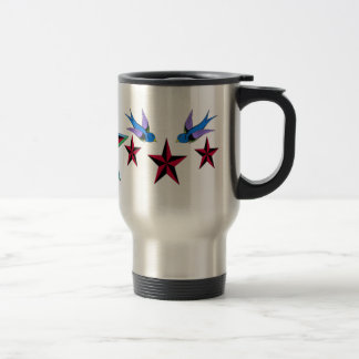 Estrellas y taza de los tragos