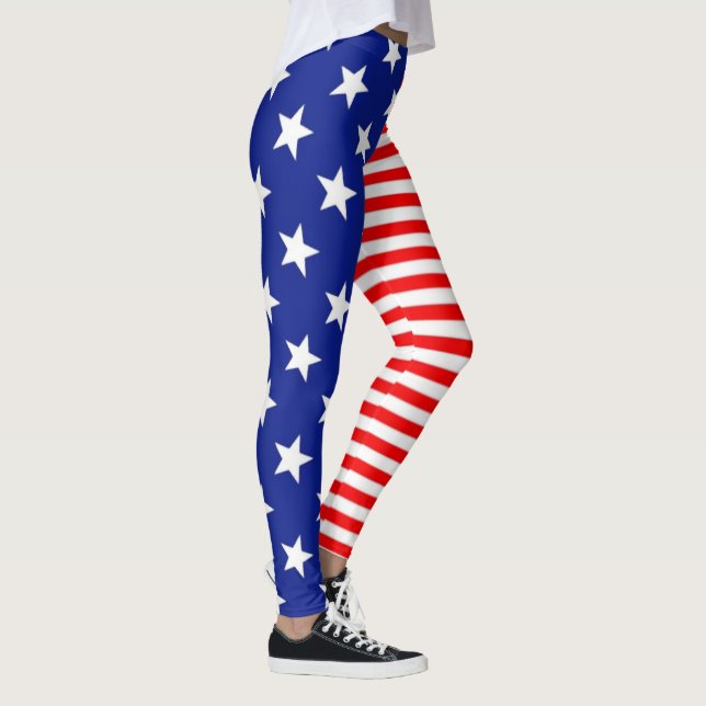 Estrellas y tiras Leggings (Derecha)