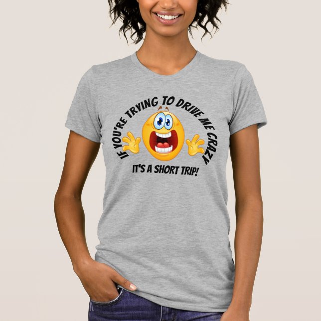 ¡ESTRESADO! Camiseta SMILE (Anverso)