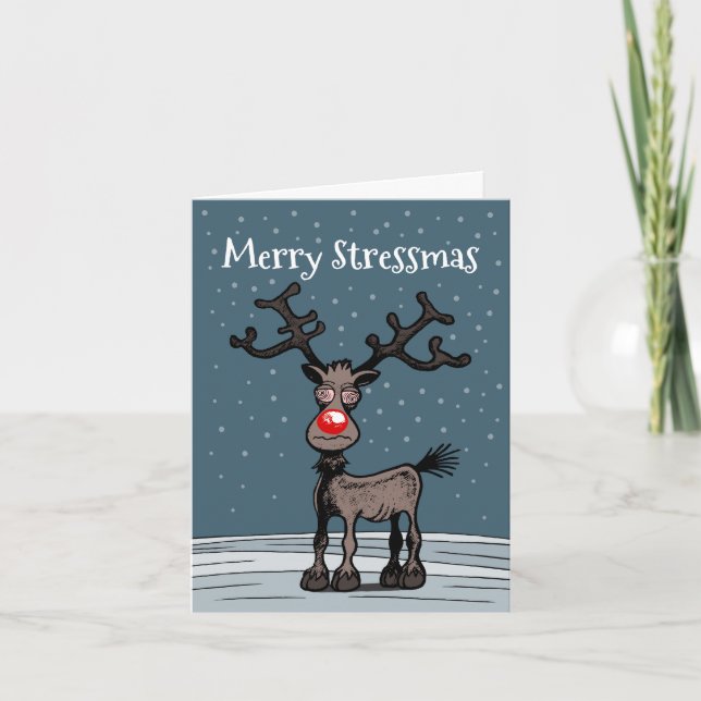 Estresmas de moras con tarjeta de Navidades de Rud (Anverso)