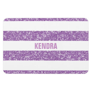 Estribos de aspecto de Purpurina de destello imán 