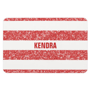 Estribos de aspecto de Purpurina de destello imán