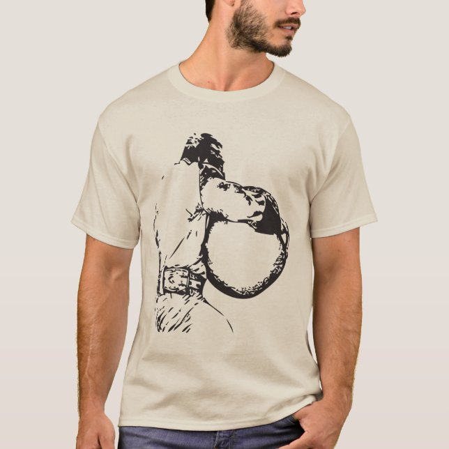 Estricto elevador de piedra de Atlas - camiseta (Anverso)