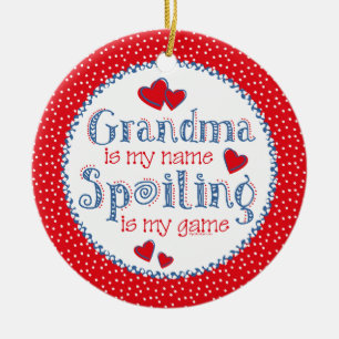 Estropeo del ornamento de la abuela