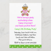 Estructura del chica una invitación del oso