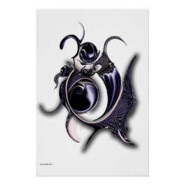 "Estructura emocional" , Poster brillante