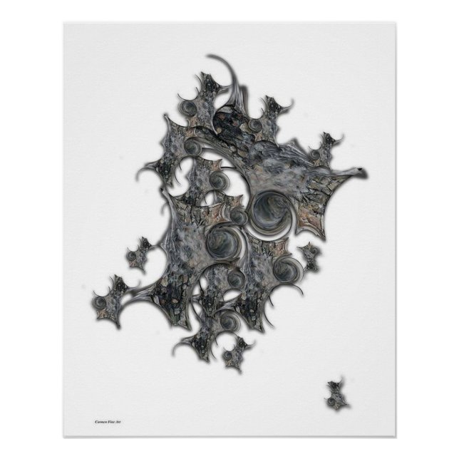 "Estructura incoherente", Poster brillante (Anverso)