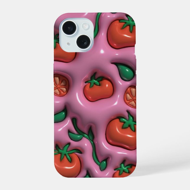 Estuche 3D Jelly Pink Tomate Phone (Reverso )