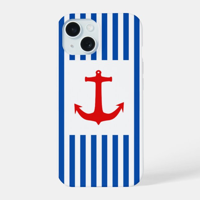 Estuche Anchors Away Phone (Rojo y Azul) (Reverso )