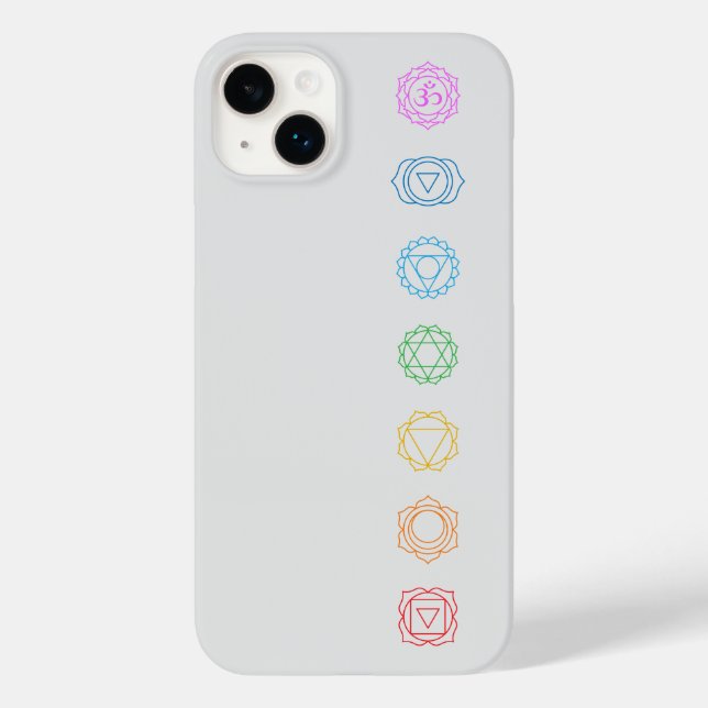 Estuche Chakras para iPhone de Funda Minimalista-m (Reverso )