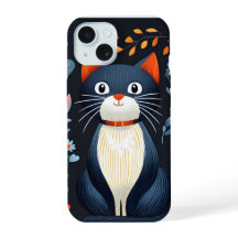 Estuche Cute Cat para iPhone