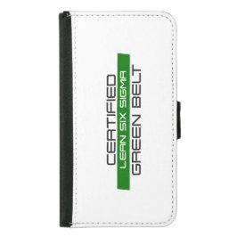 Estuche de carteras Green Belt Galaxy S5